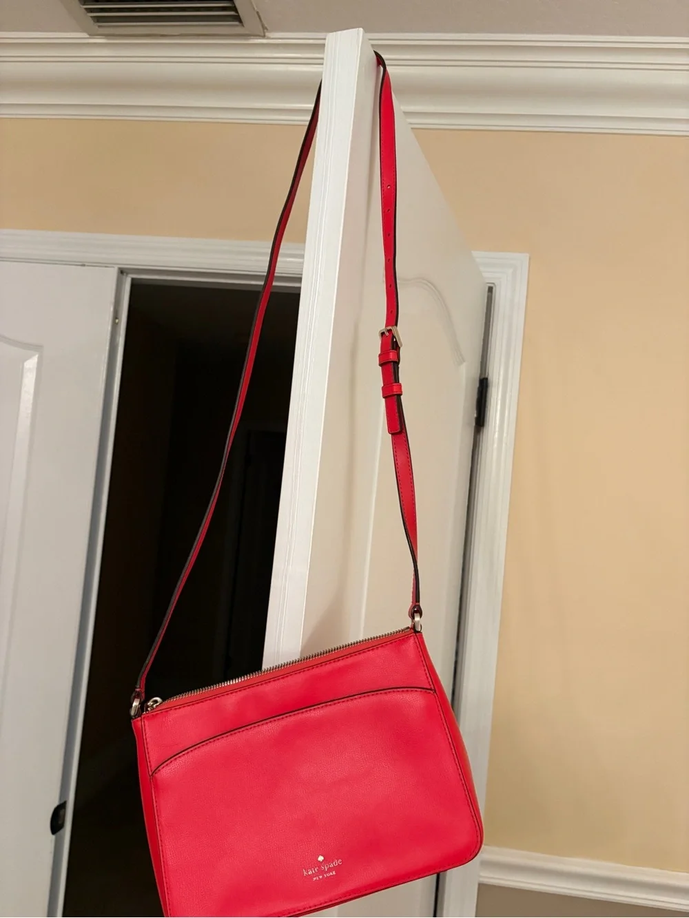 Kate Spade Coral Leather Crossbody Crossbody